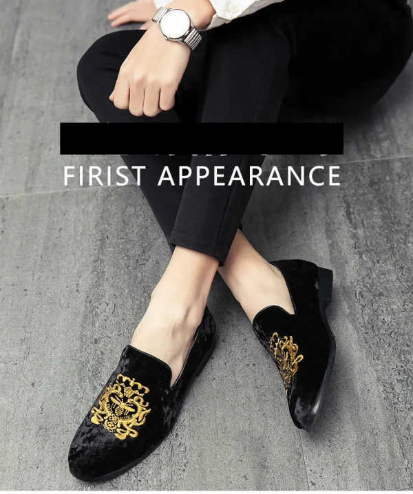 Suede loafers Wedding Dress Shoes - Image 10