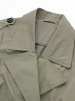 Willshela Women Fashion With Belt Solid Double Breasted Trench Vintage Lapel Neck Long Sleeves Female Chic Lady Outfits - Image 18