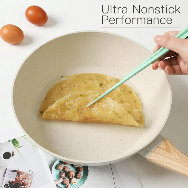 16-Piece Non-Stick Cookware Set with Pots, Pans, - Image 4