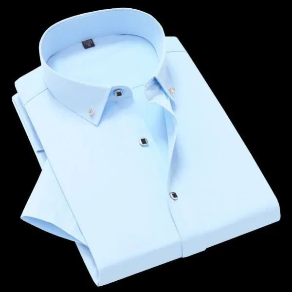 Solid dress shirt - Image 3