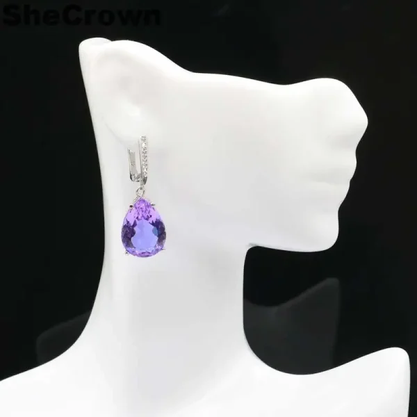 Zultanite Color-Changing Jewelry Set (Earrings & Pendant) - Image 4