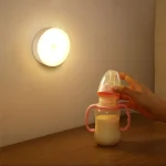 Motion Sensor Light Bedroom Night Light Room Decor USB LED Lamp Rechargeable Home Decoration Lights For Stairs Hallway Closet