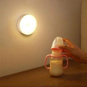 Motion Sensor Light Bedroom Night Light Room Decor USB LED Lamp Rechargeable Home Decoration Lights For Stairs Hallway Closet