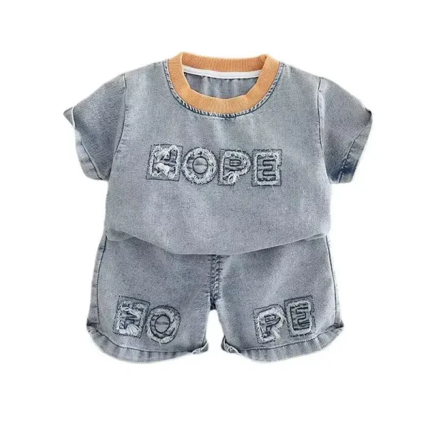 Toddler Summer Denim 2-Piece Set - Image 3