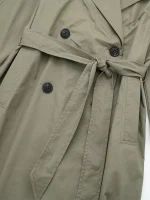 Willshela Women Fashion With Belt Solid Double Breasted Trench Vintage Lapel Neck Long Sleeves Female Chic Lady Outfits - Image 20