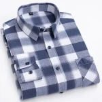 Cotton plaid shirt - Image 12