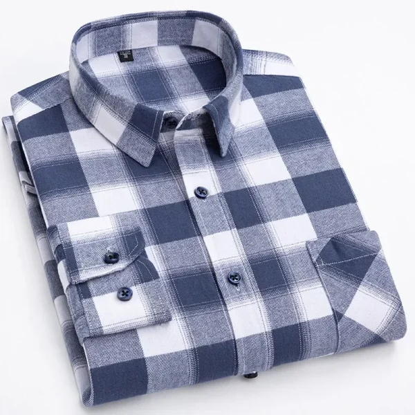 Cotton plaid shirt - Image 12