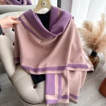 New Warm Luxury Cashmere Scarf Women Plain color Fashion Shawl and Wraps Ladies Blanket Foulard Winter Pashmina Bandana Bufanda - Image 7