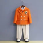 Kids' 3-Piece Formal Blue Suit - Image 3