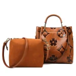 Top Handle Bucket Bag Set - Image 4
