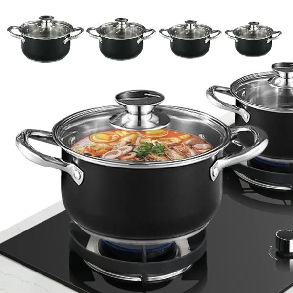 Stainless steel 8-piece set - Image 3