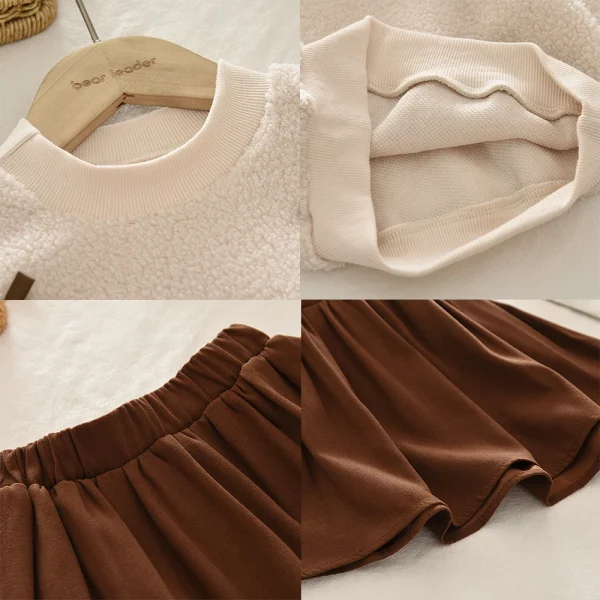 Bear Leader Girls' Plush A-Line 2-Piece Set - Image 41