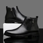 Leather Chelsea Men's Boots - Image 4