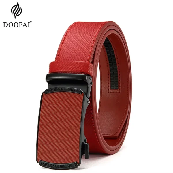 Men Belts Leather Waist Strap Male Automatic Buckle Waistband Mens High Quality Girdle Belts for Women Men Gifts 105 115  125cm - Image 7