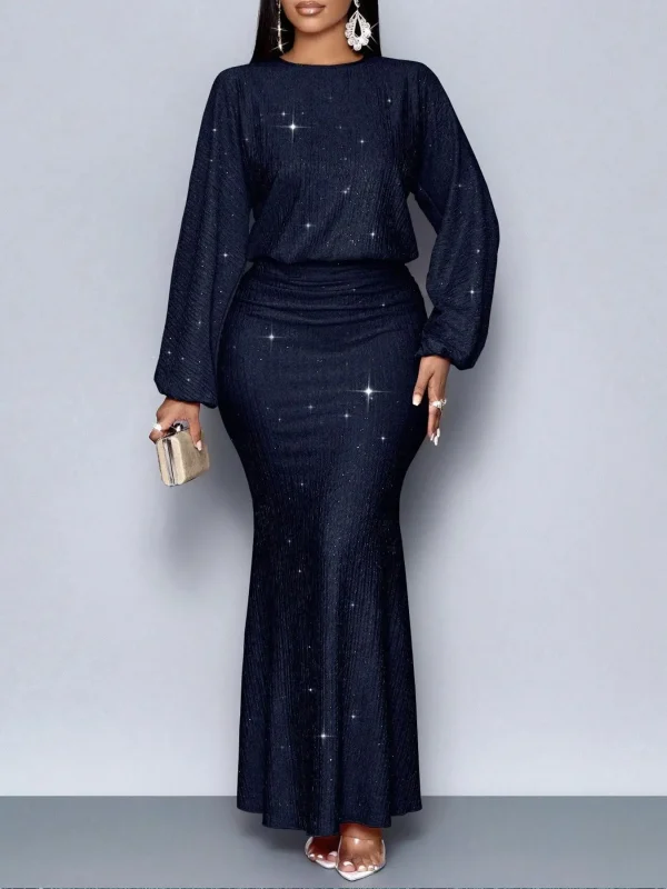 Women's Long Sleeve Bodycon Dress - Image 24