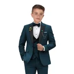 Boys' 3-Piece Burgundy Tuxedo - Image 6