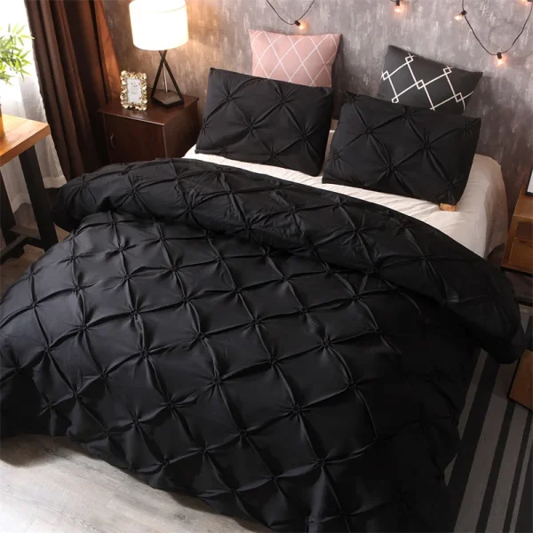 3-piece gray duvet cover Bad set - Image 8