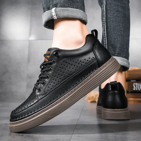 Men Breathable Leather luxe - Image 19