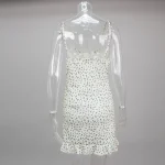 Hiloc Summer Backless Spaghetti Strap Dress Casual - Image 17