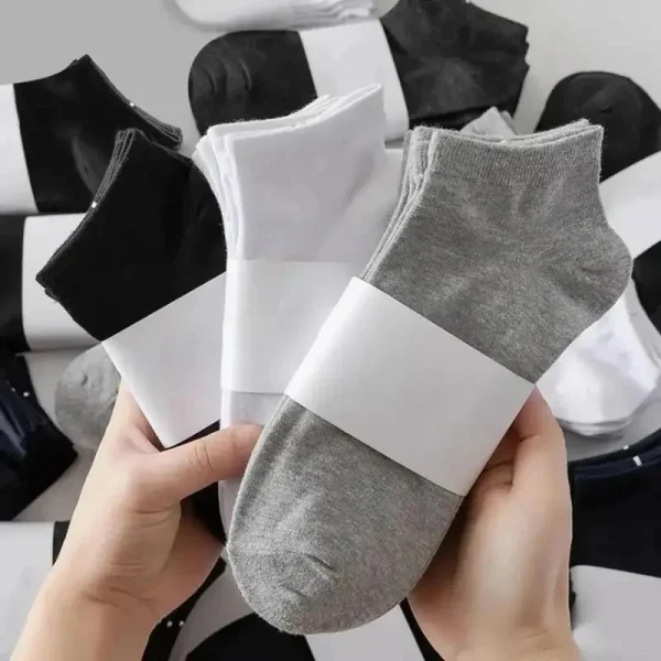 5/10-Pack Unisex Comfort-Fit Ankle Socks For All, Breathable & Lightweight - Ideal For Sports & Daily Wear - Image 28