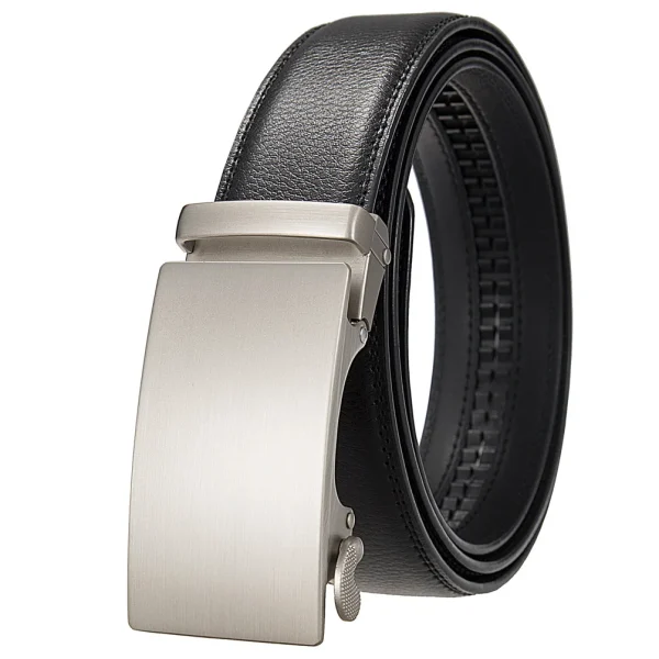 Famous Brand Belt Male Designer Automatic Buckle Genuine Leather Men Belt  Luxury Belts for Men 3.5cm New Black Brown Plus Size - Image 8
