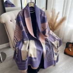 New Hot Winter Scarf Women Soft Cashmere Warm Pashmina Plaid Horse Print Scarves Wraps Thick Shawl Bufandas Tassel Stoles Hijabs - Image 27