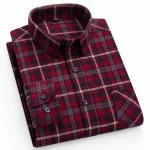 Cotton plaid shirt - Image 7