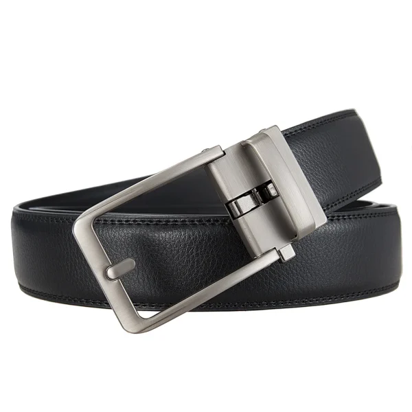 Famous Brand Belt Male Designer Automatic Buckle Genuine Leather Men Belt  Luxury Belts for Men 3.5cm New Black Brown Plus Size - Image 30