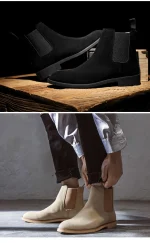 Suede Chelsea Boots - Image 39