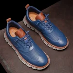 Men's Leather Oxford Sneakers - Image 19