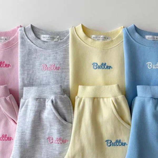 Korean-Style Kids' Casual Summer Set - Image 3