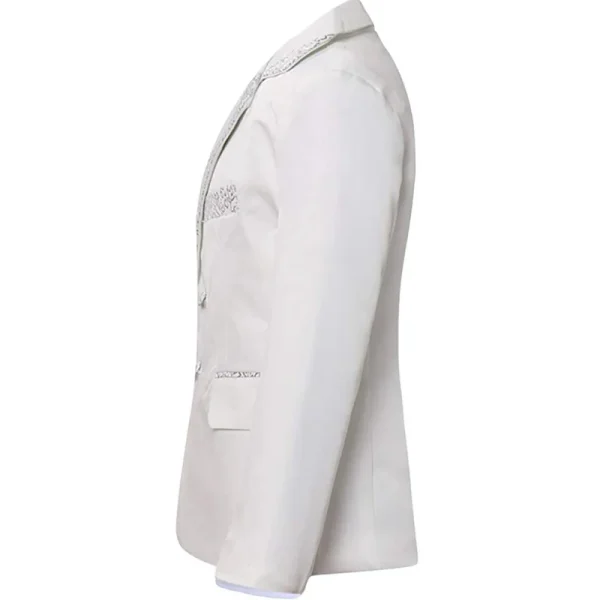 Boys' 5-Piece Slim Fit Gold Rim Suit - Image 18