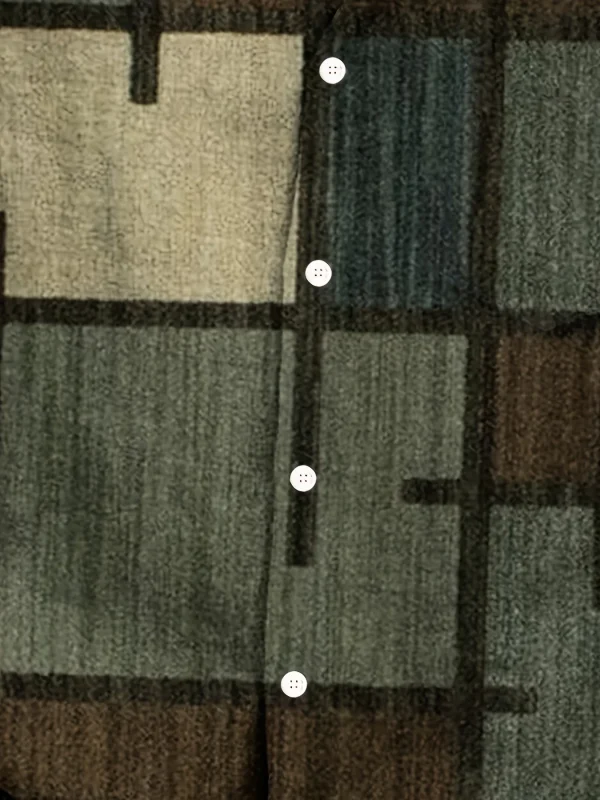 Zaful Men's Checkerboard Textured Shirt - Image 4