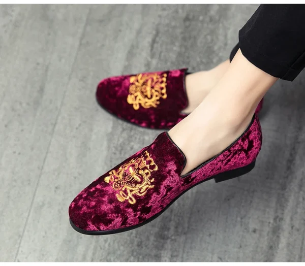 Suede loafers Wedding Dress Shoes - Image 22