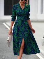 European and American style A-line dress - Image 13