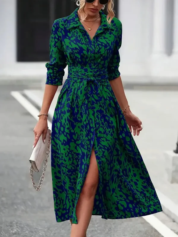European and American style A-line dress - Image 13