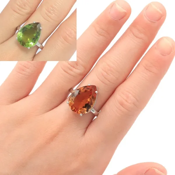 Zultanite Color-Changing Jewelry Set (Earrings & Pendant) - Image 10