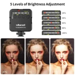Ulanzi VL49 6W Mini Vlog LED Fill Light White 2000mAh 5500K Zoom Lighting Photographic Lighting Video Phone Selfie Fill Lamps - Image 4