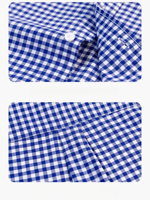 plaid shirts for man slim fit formal casual - Image 18