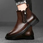 Leather Chelsea Men's Boots - Image 18