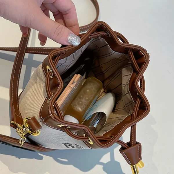 Top Handle Bucket Bag Set - Image 17