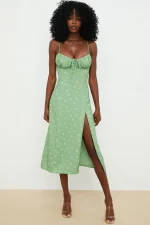 Women Elegant Floral Beach Vacation Bodycon Long Dress - Image 46