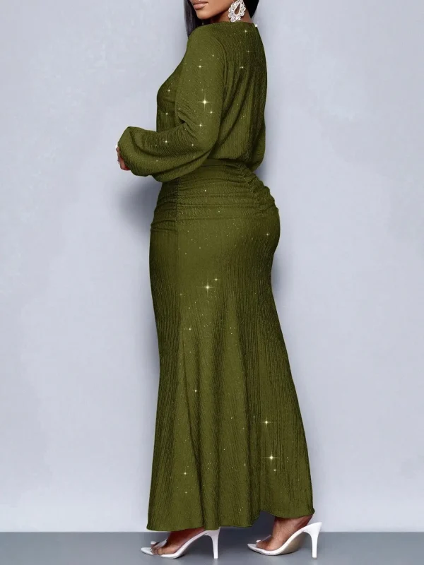 Women's Long Sleeve Bodycon Dress - Image 19