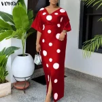 Bohemian Print Midi Dress - Image 2