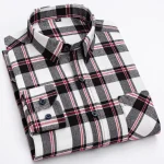 Cotton plaid shirt - Image 11