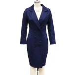 Professional Business Suit-Style Midi Dresses - Image 16