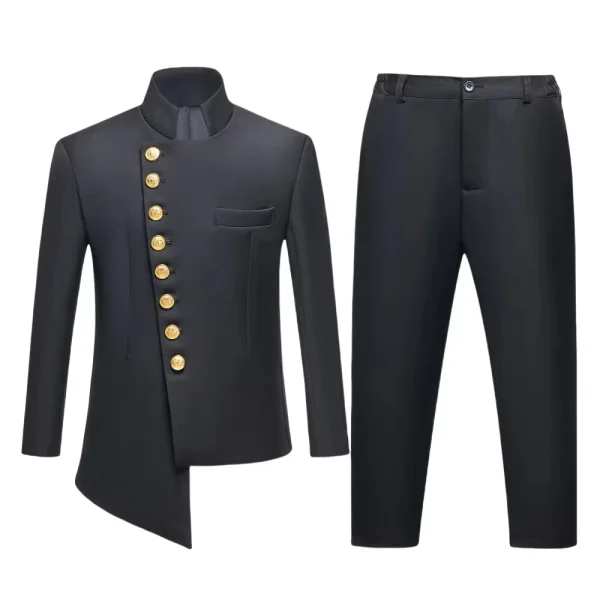 Boys' Elegant Black 2-Piece Suit - Image 7