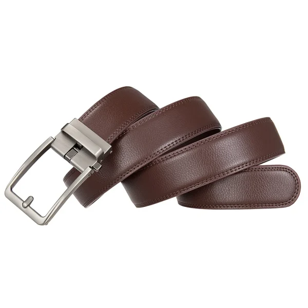Famous Brand Belt Male Designer Automatic Buckle Genuine Leather Men Belt  Luxury Belts for Men 3.5cm New Black Brown Plus Size - Image 36