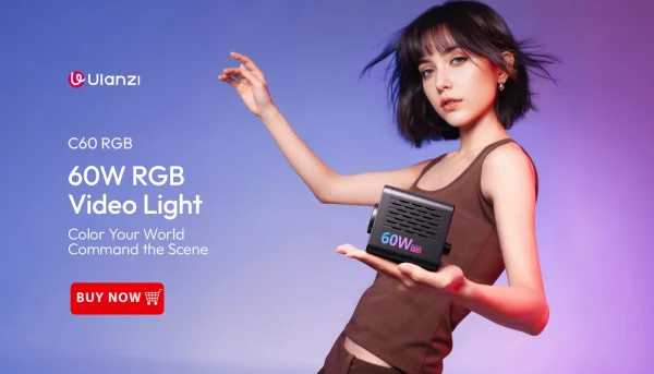 Ulanzi VL49 6W Mini Vlog LED Fill Light White 2000mAh 5500K Zoom Lighting Photographic Lighting Video Phone Selfie Fill Lamps - Image 15