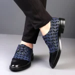 Men Black oxfords shoes - Image 13